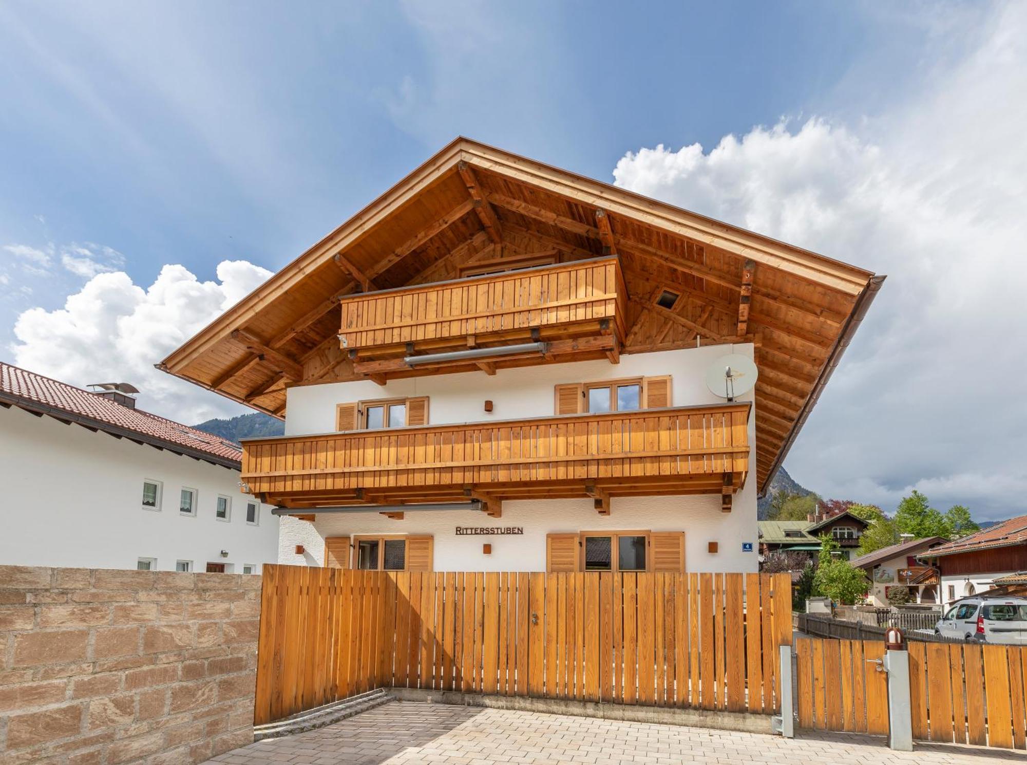 Rittersstuben Daire Garmisch-Partenkirchen Dış mekan fotoğraf